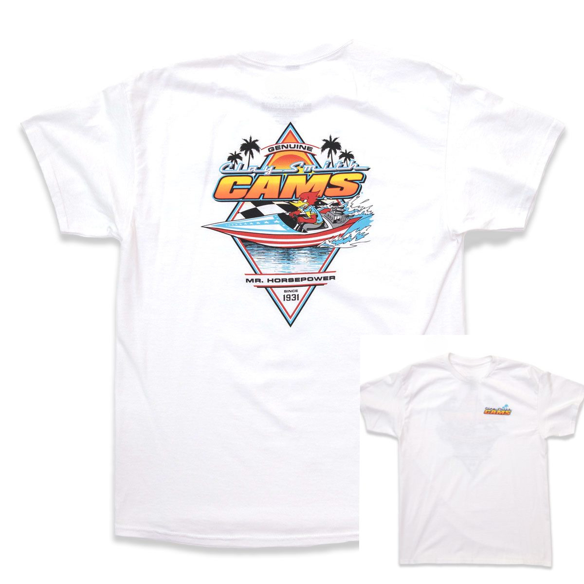 레드 우드페커 로고 클래식 레이싱 카 개조 브랜드 티셔 - Summer Clothing Brands 리뷰 및 가격